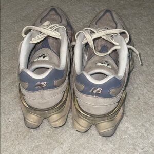 New Balance Gray and Tan Sneakers